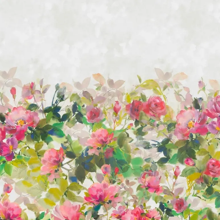 Thelma's Garden Fuchsia- Shower Curtain