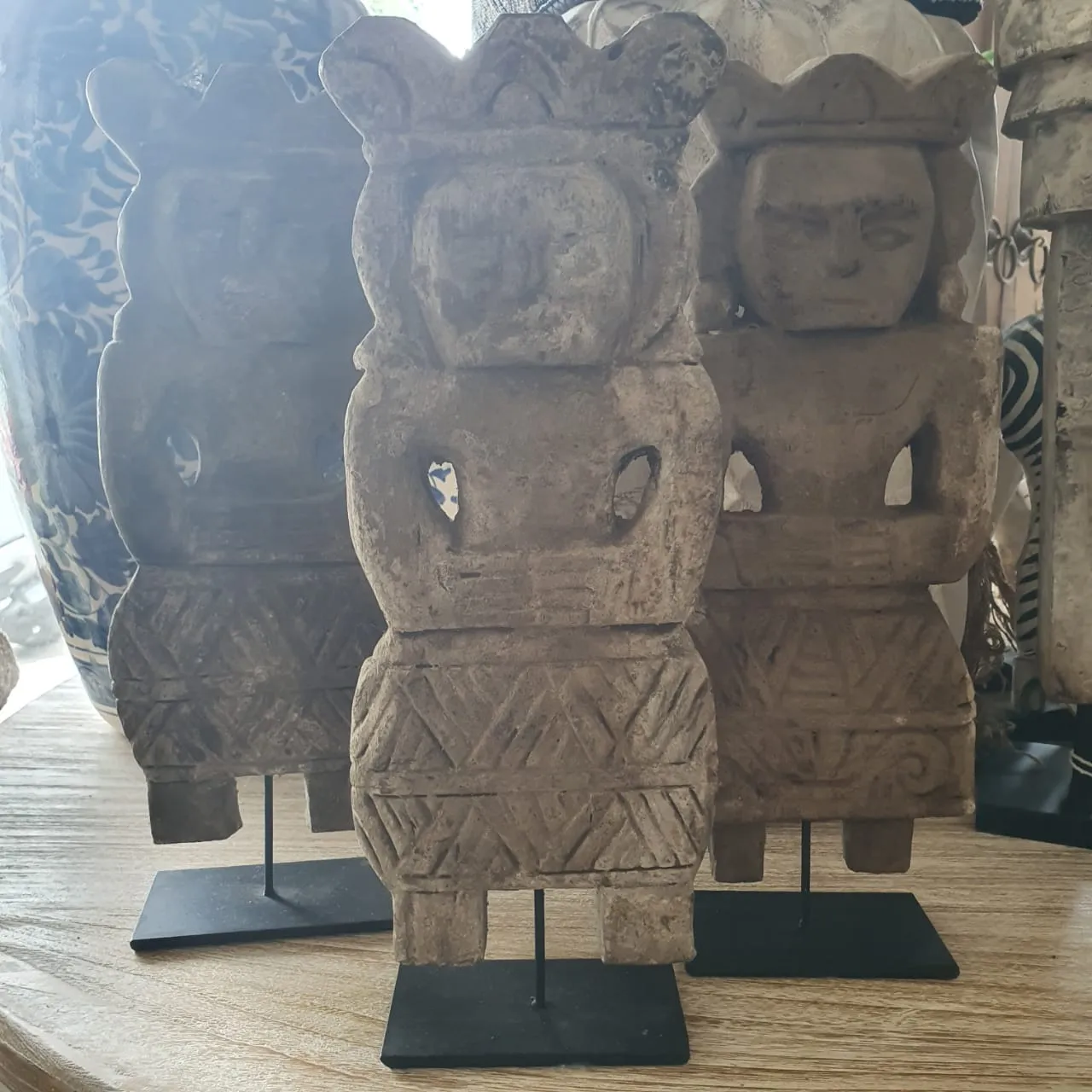 Timorese Wooden Statues