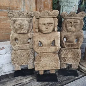 Timorese Wooden Statues