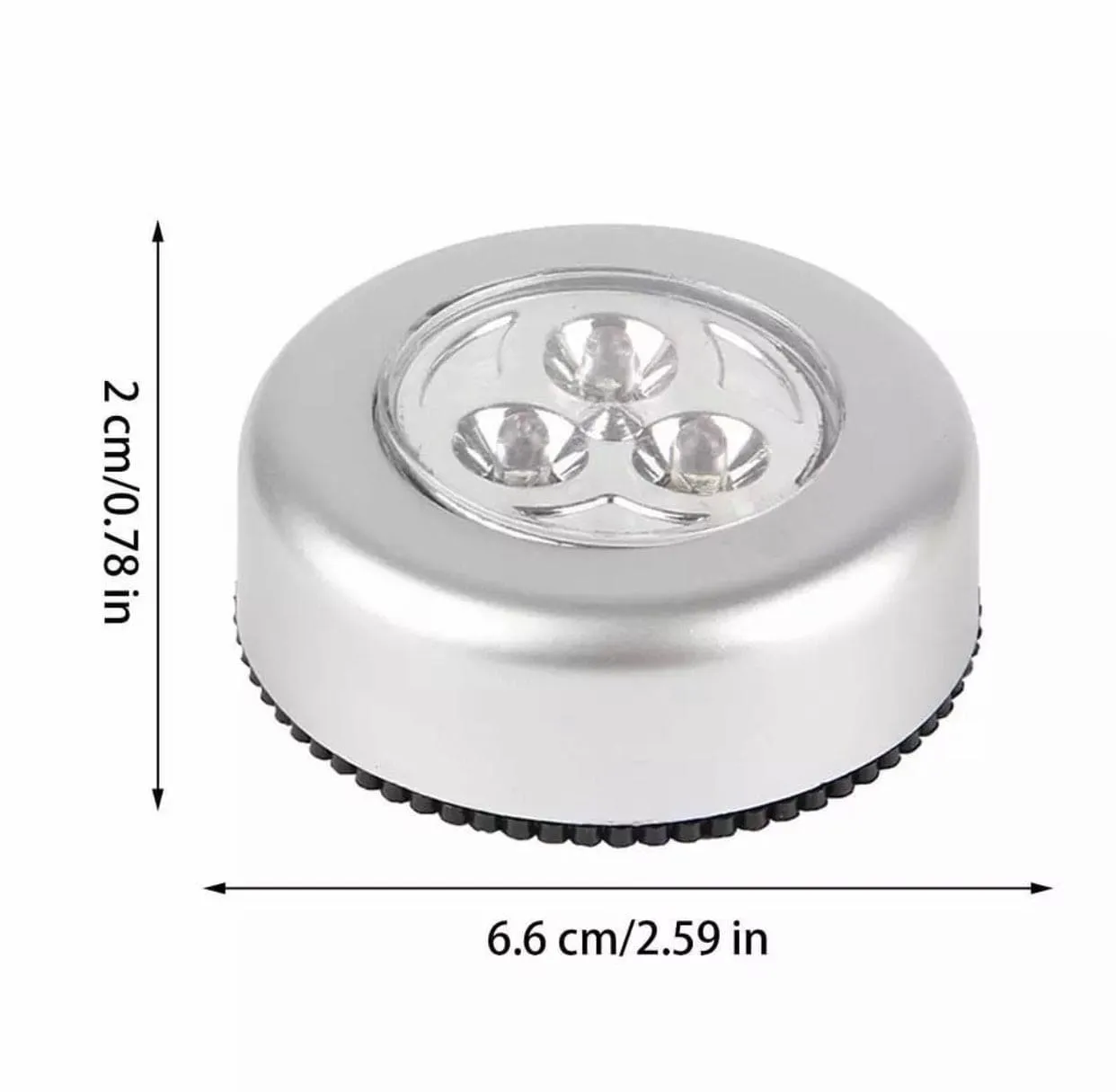Touch Type Car Reading Light Trunk Touch And Tap Light, Creative Round Paste Type Night Light, Bedroom Beside Lamp