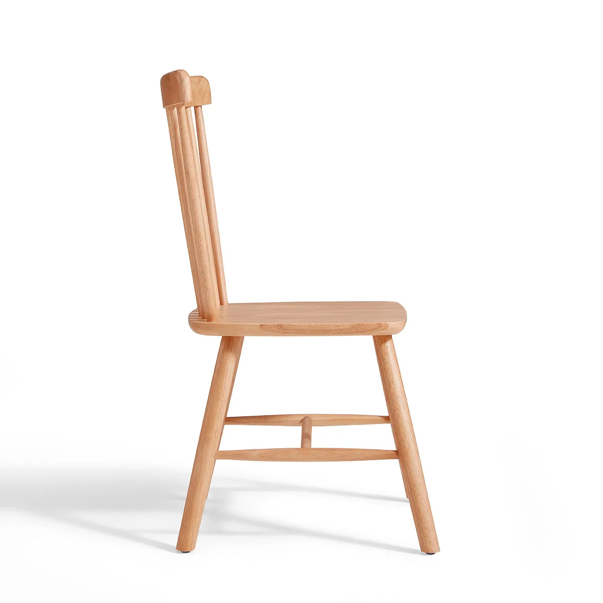 True Color Windsor Spindle Back Natural Dining Chairs (Set of 2)