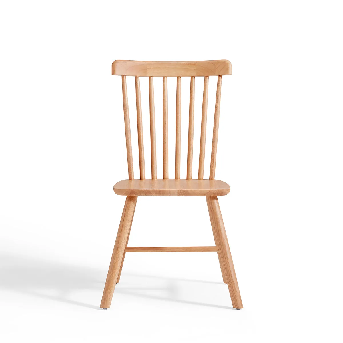 True Color Windsor Spindle Back Natural Dining Chairs (Set of 2)