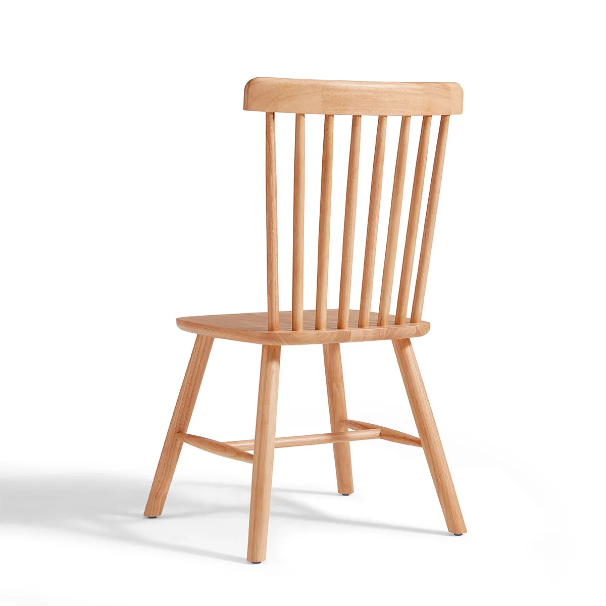 True Color Windsor Spindle Back Natural Dining Chairs (Set of 2)