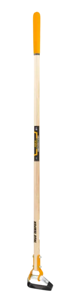 TRUE TEMPER ACTION HOE WITH CUSHION END GRIP ON HARDWOOD HANDLE