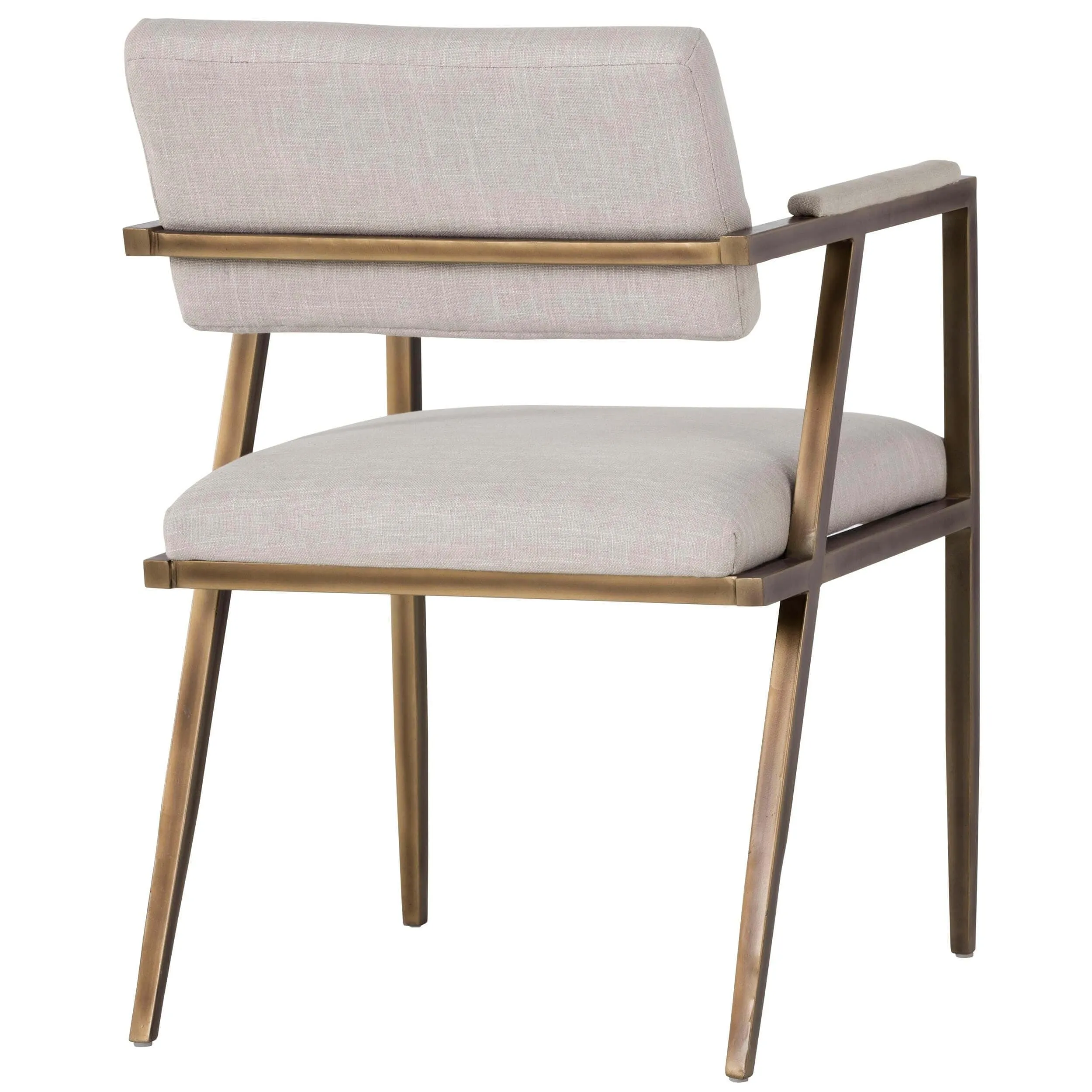 Ventouz Arm Chair, Beige Linen