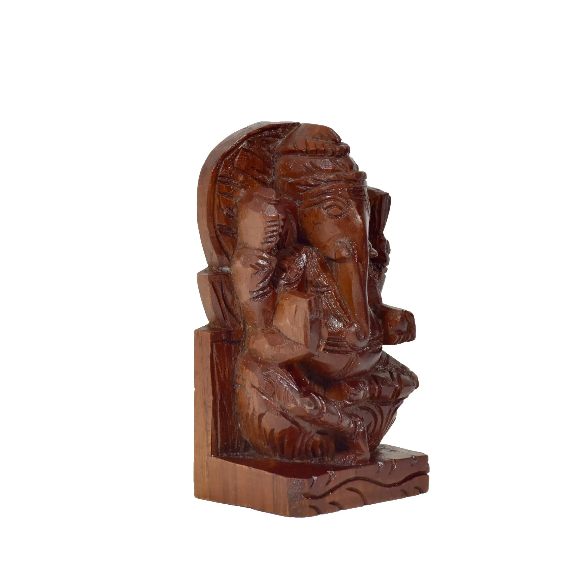 Wooden Carved Ganesh Ji
