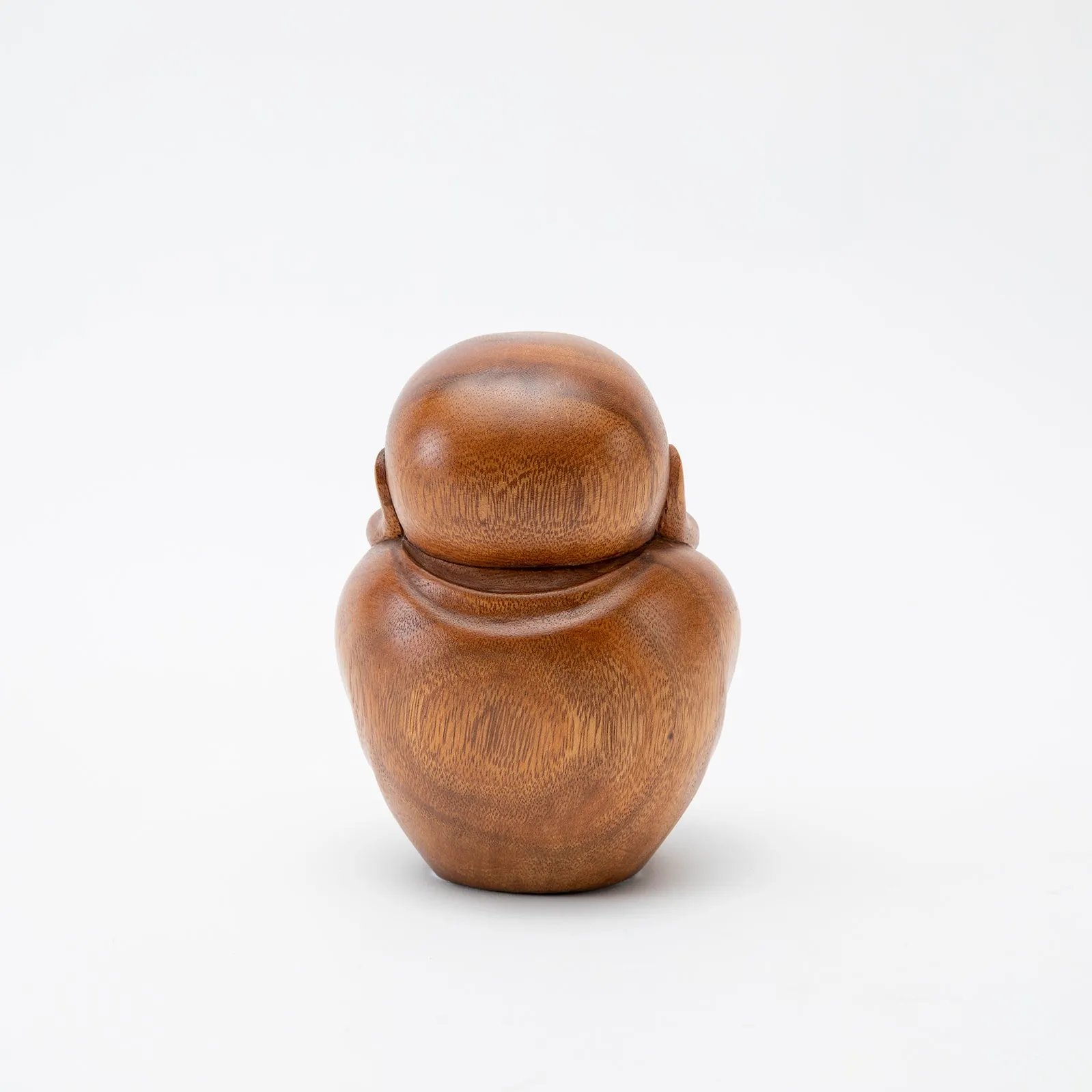 Wooden Laughing Buddha Statue 2