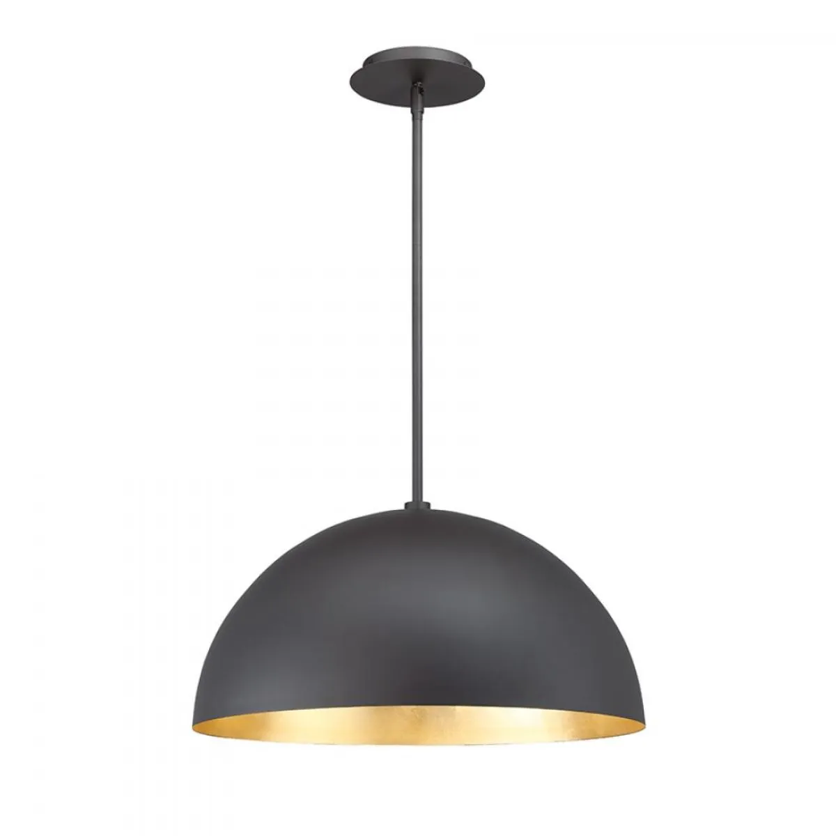 Yolo 20 in. LED Pendant Light Gold Finish