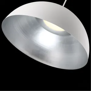 Yolo 35 in. LED Pendant Light Silver Finish
